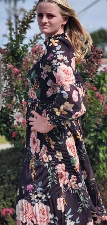 knee length dresses for ladies Hand Block Printed Hailey Midi Dress~ Aqua Green – thejaipurart.com main image 1